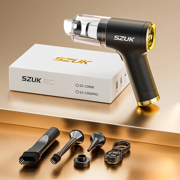 Mini Aspirador SZUK – Limpeza Rápida e Sem Fio!