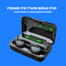 2 Fones F9 TWS Sem Fio com Som Potentes 9D, Cancelamento de Ruído