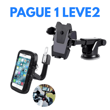 2 Suportes por 1 Preço – Proteção e Segurança no Carro e na Moto