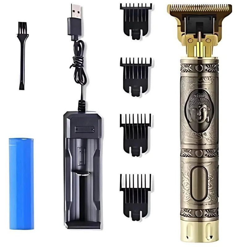 Máquina de Cortar Cabelo e Barba Profissional Sem Fio 💈 - WM STORE