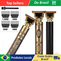 Máquina de Cortar Cabelo e Barba Profissional Sem Fio 💈 - WM STORE